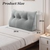 Novelledo Wedge Pillow Headboard,Bed Wedge Pillow for Headboard, Headboard Pillow