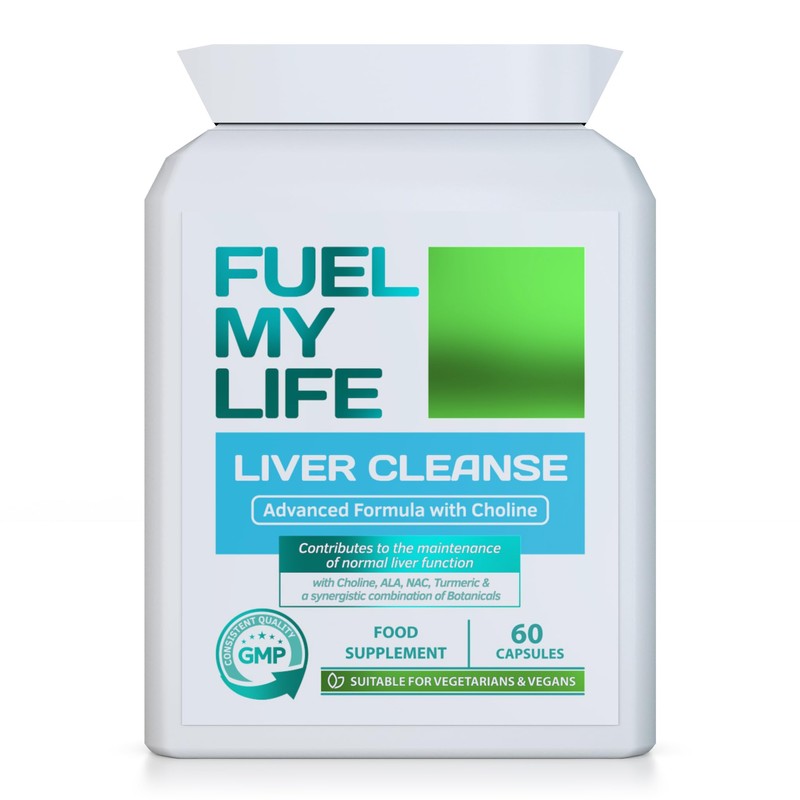 LivCleanse 60 Capsules – Choline, Alpha Lipoic Acid, N-Acetyl Cysteine
