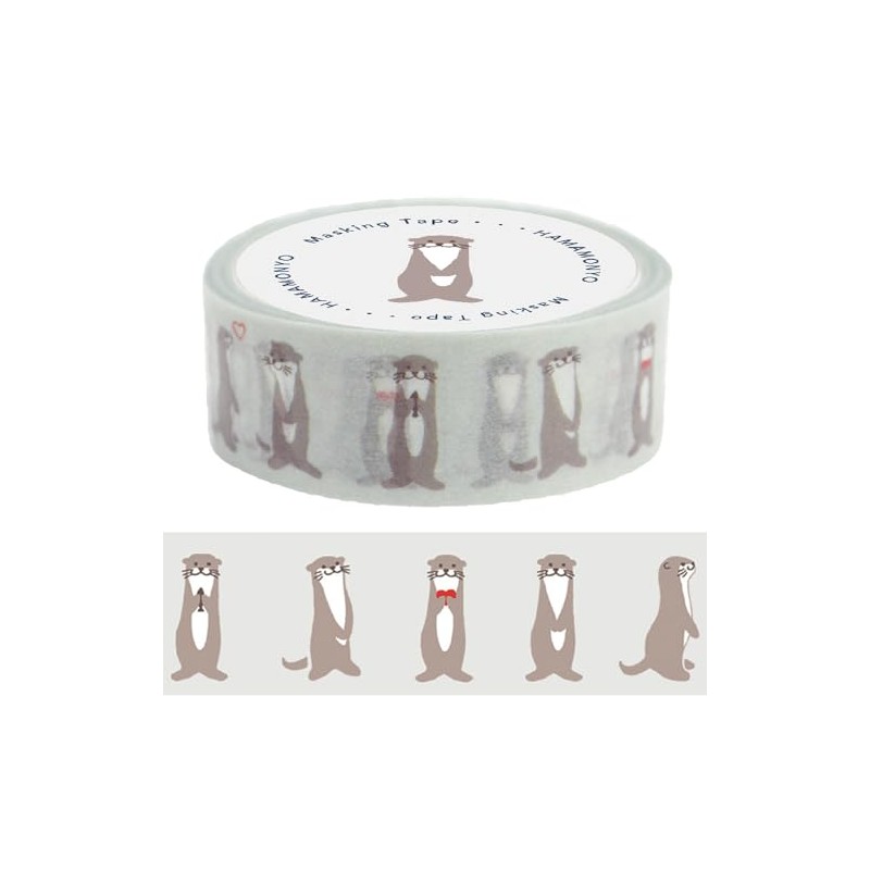 Hamamonyo Masking Tape Love Otter