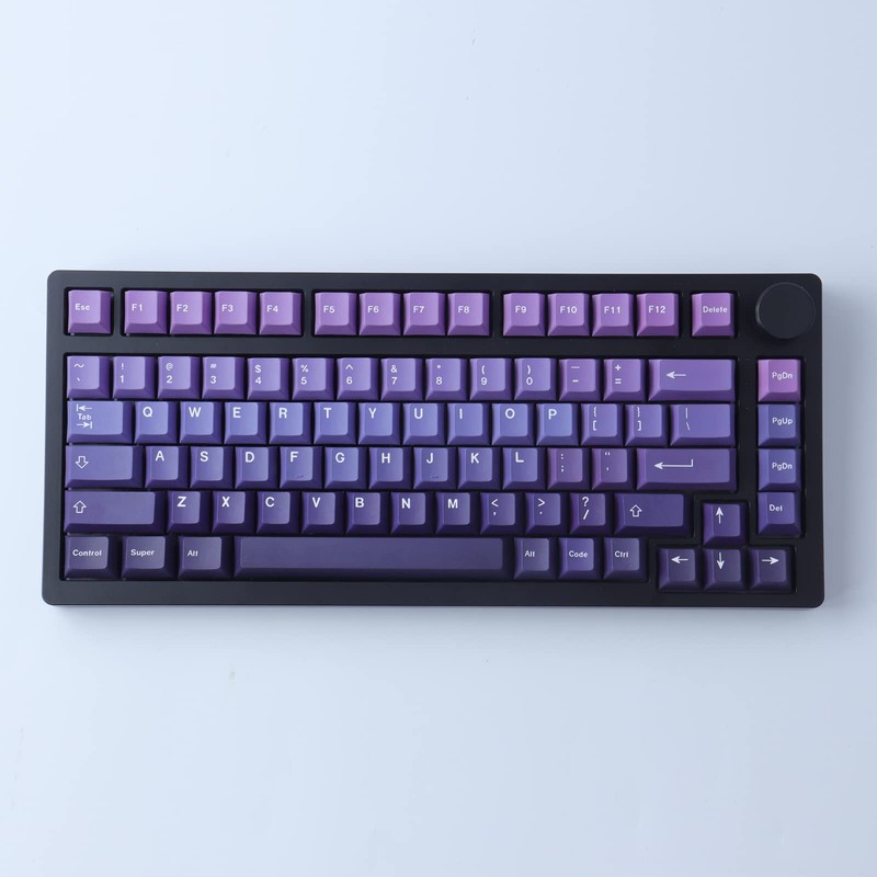 JakeTsai PBT Keycaps, 126 Key Colour Sublimation Cherry Profile Keycaps
