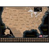 4D Cityscape Puzzle - Scratch Off : USA Travel Map