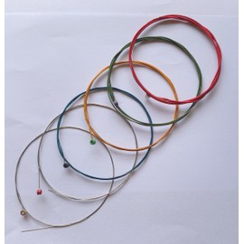 11-52 Acoustic Guitar Strings Sets Blue Gold Green Red Wound