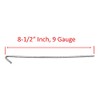 Chain Link Fence Steel Hook Ties (Galvanized) 9 Gauge, Size