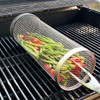Barbecue Grilling Basket Stainless Steel Heat Resistant Rust Prevention BBQ