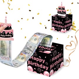CAIJ Gift Box Birthday, Surprise Box, Gift Box, Money Gifts, Birthday Surprise Box, Money Gifts, Birthday Mystery Box for Your Family, Children, Friends