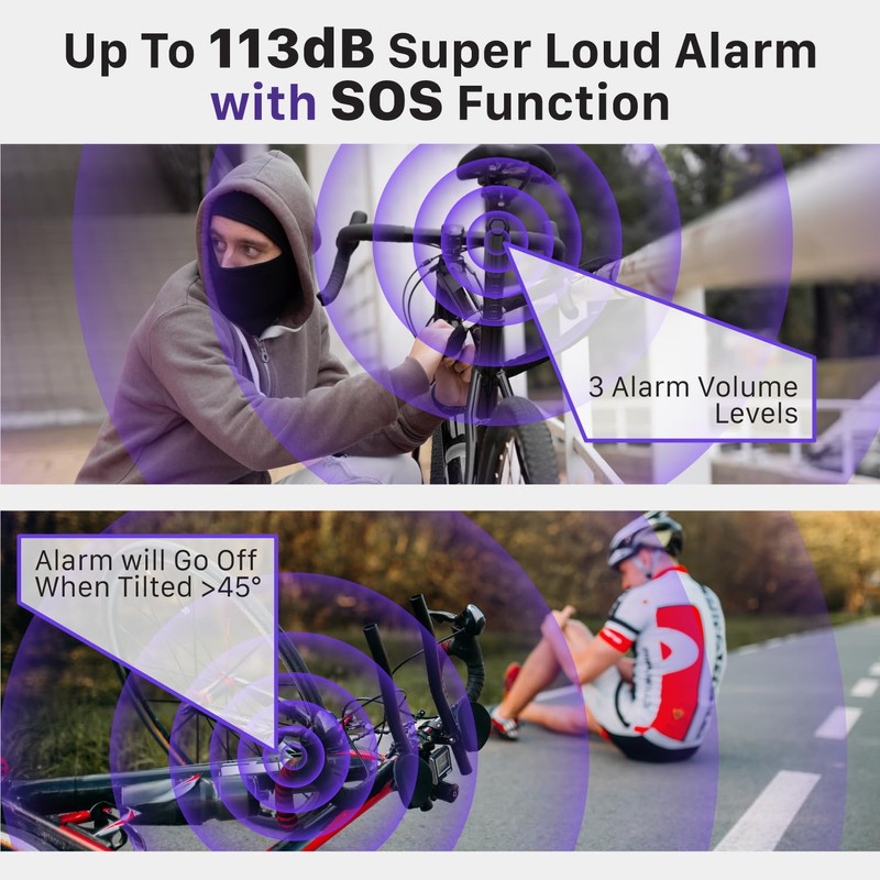 Fosmon Remote Control, Bicycle, Car, Motorcycle, Window, Door, Vibration Alarm,