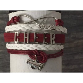 Infinity Collection Cheer Jewelry - Girls Cheerleading Bracelet - Perfect Cheerleading Gift