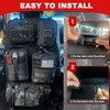 BEATUNEE Universal Tactical Front Seat Back Organizer with 5 detachable