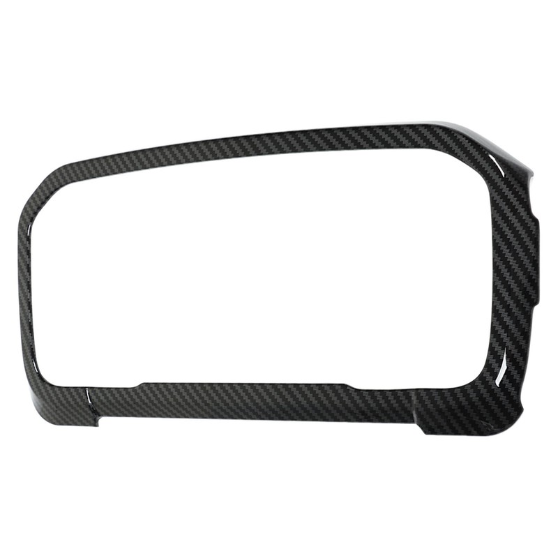 Dashboard Panel Decorative Trim Carbon Fiber Look Easy Clean Replacement