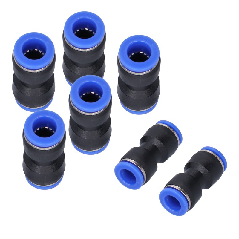 50Pcs Straight Pneumatic Connector Push to Connect Fittings for PU-10