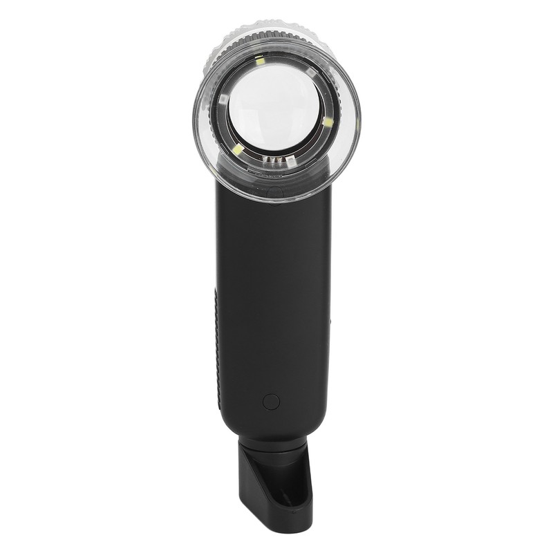 30X Magnifier White Purple Yellow 3 Color Light USB Rechargeable
