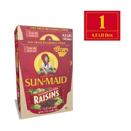 Sun-Maid - California Raisins - 72 Ounce - Whole Natural Dried Fruit - No Artificial Flavors - Non-GMO - Vegan And Vegetarian Friendly