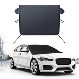 VexelZytro Weatherforce 360 All-Weather Windshield Ice Cover, Car Windshield Cover for Ice and Snow, Waterproof, Side Mirror Protector, Fits for Most Standard Cars & SUV (Large)