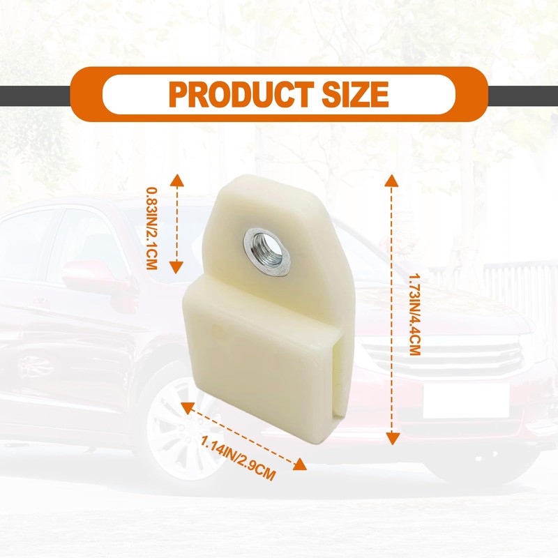 2pcs Window Door Glass Channel Clips - Glass Regulator Holder
