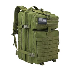 WOLT | Tactical Backpack for Men 45L Military Molle Backpack Large 3 Day Assault Pack Rucking Backpack for Hiking Survival(Army Green)