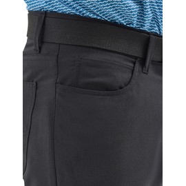 Lee Men's Golf Series 5-Pocket Synthetic Long Pant, Black