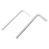 2PCS LED Light Mounting Bracket Steel Rubber Rust Prevention Anti