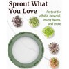 Elementi Sprouts Growing Kit for Wide Mouth Mason Jars, Set