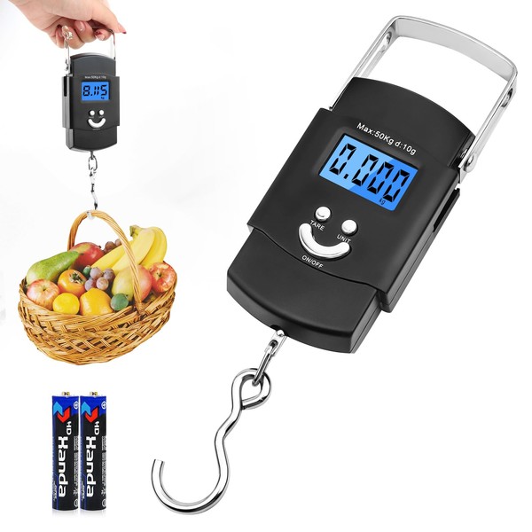 VFANDV Digital Suitcase Scale, 110 lb/50 kg Luggage Scales with