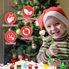 30Pcs Christmas Mochi Squishy Toys,Christmas Mini Kawaii Moji,Christmas Squeeze Soft