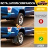 JTYZSM Mud Flaps for 2005-2015 Toyota Tacoma with OEM Fender