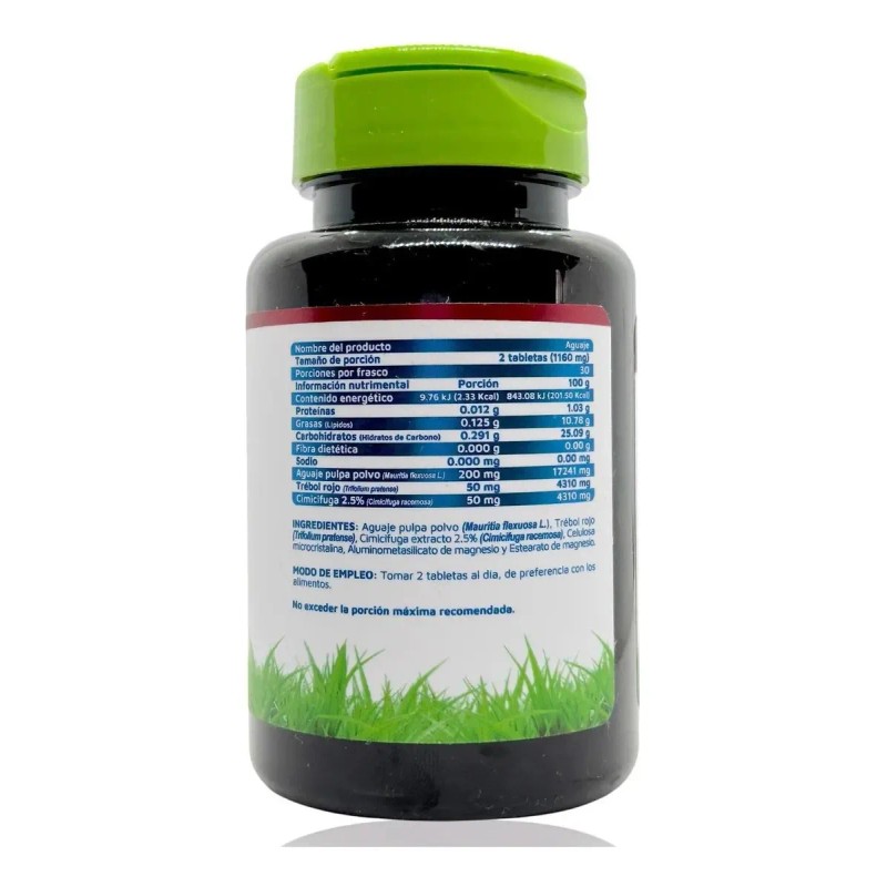 Vidanat Aguaje Suplemento Tabs Sabor