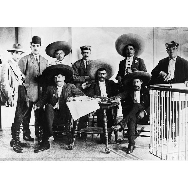 Zapata Emiliano Zapata (AND STAFF) POSTER 24 X 36 INCH Mexico History Revolution