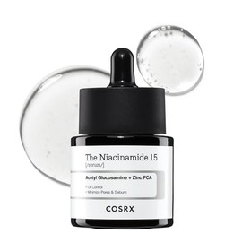 COSRX Niacinamide 15% Face Serum, Reduces Enlarged Pores, Soothes Redness, Corrective Treatment of Discolouration, 20 ml, Not Tested on Animals, Korean Skincare