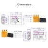 10 Pairs Amass MR30 Male Female Connector Plug for RC