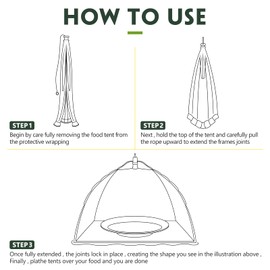 Sawysine Sawysine 4 Pack Mesh Plant Cover Reusable Screen Cloche Dome Plant Protector Tent Collapsible Umbrella for Outdoor Garden Vegetable Flowers Strawberry(17 x 17 Inch,White)