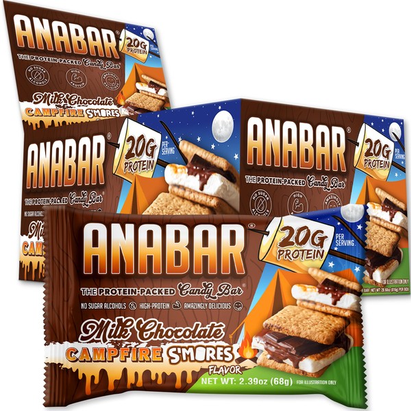 Anabar Protein Bar, The Protein-Packed Candy Bar, Amazing Tasting Protein
