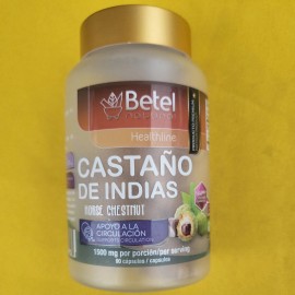 Betel Natural Castaño De Indias Horse Chestnut 90 Capsules 1500 Mg