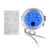 VekAuto 2" 52mm DC 12V Voltage Gauge Blue Light Analog