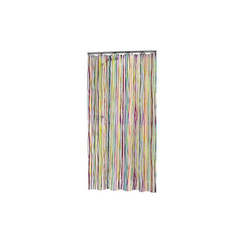 Sealskin Rigato Shower Curtain, PEVA, Multi, 180 x 200 cm