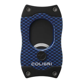 Colibri Cigar Cutter (S-Cut II) Carbon Design Blue