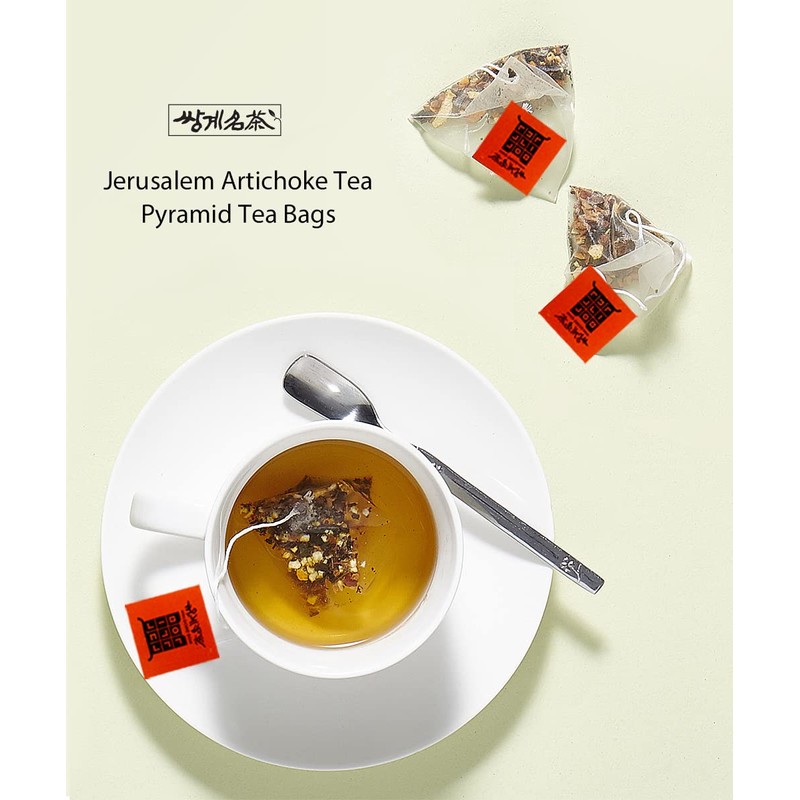 Ssanggye Jerusalem Artichoke Tea 2.2g x 20 Pyramid Tea Bags,