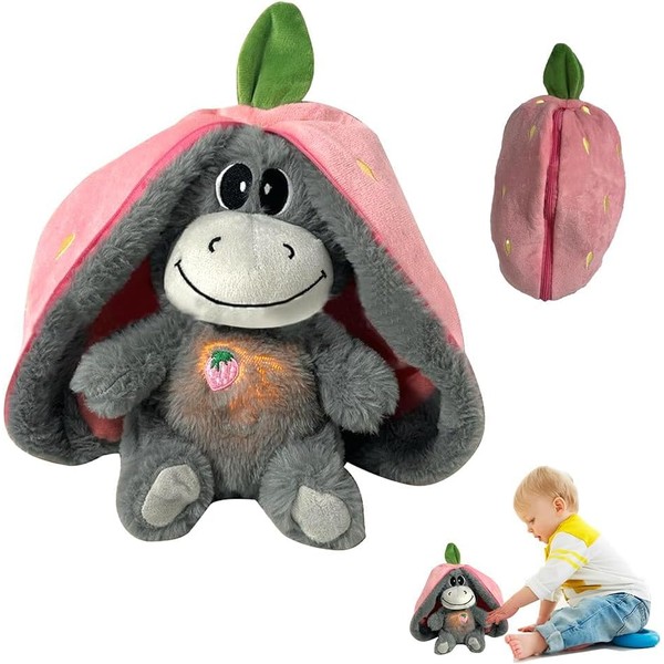 KBIBCK Schlummer Kuscheltier, Kuscheltier Mit Herzschlag, Erwachsene Und Kinder Lindert