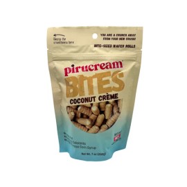 Pirucream Wafer Bites Coconut Cream 7 Oz (Pack of 12)