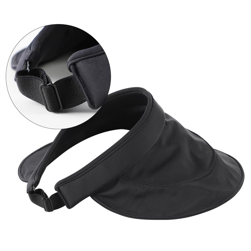 haozaikeji Sun Visor Hat Roll Up Foldable Summer Beach Cap