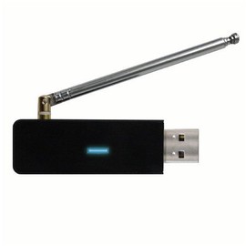 Zox DS-DT310BK USB Connected One-Seg Tuner for PC Enjoying 1Seg TV and FM Radio