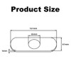 2PCS 6 inch Sink Faucet Hole Cover,Deck Plate Escutcheon for