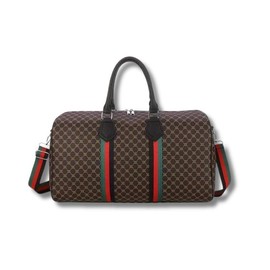 Stylish & Lightweight Geometric Carry-On - Durable Easy-Carry Travel Luggage for Women - Perfect for Weekend Getaways & Outdoor Adventures - Colour: Style 2 Brown