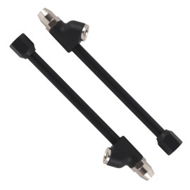 2PCS Dual Head Air Chuck Set, 6.7 Extended Reach Dual Head Air Chuck with Quick Plug, 2-Way Connect Tire Chucks for Bikes, Ideal for Professional Mechanics, DIY Hobbyists, Automotive Air - Line Repair