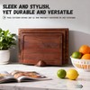 3-Piece 100% Natural Solid Walnut Cutting Boards, Chopping Blocks with