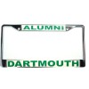 DARTMOUTH License Plate Frame, Polished Chrome, ALUMNI/DARTMOUTH   03710