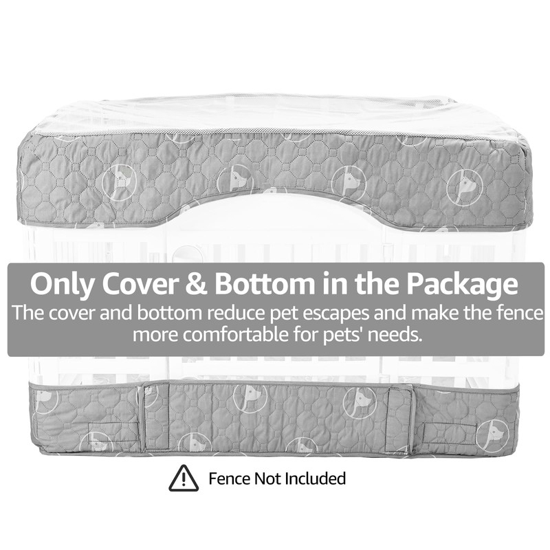 PJYuCien Dog Playpen Bottom Pad and Cover Fits for 36