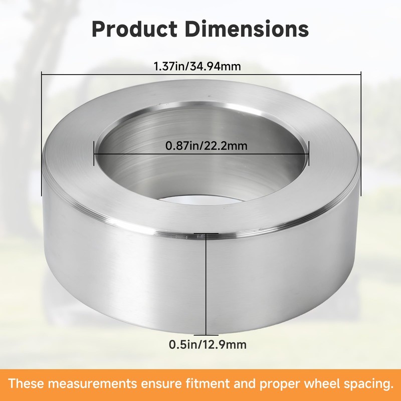 43037-01 Caster Yoke Wheel Spacer Compatible with Scag, 6-Pack