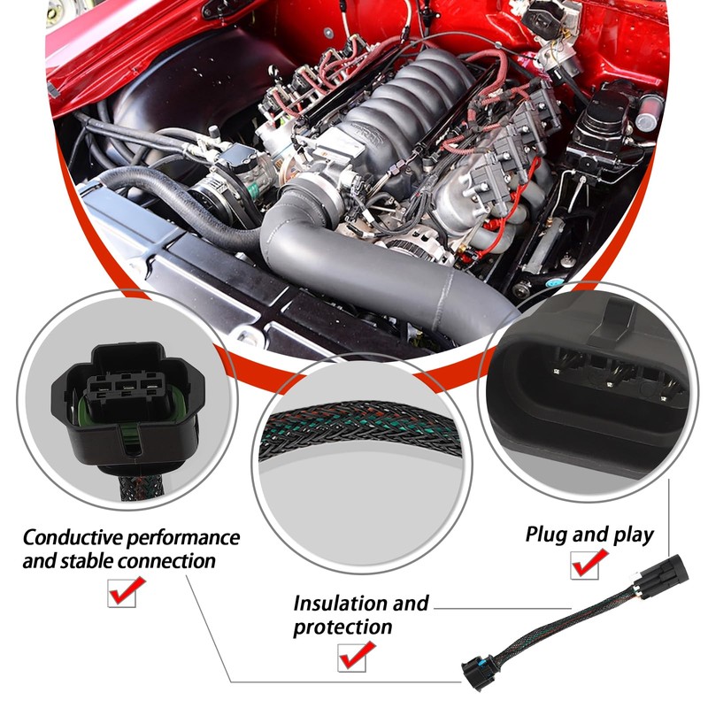 XTPTFABS 558-416 Main Harness Fuel Wiring Harness Adapter Compatible with