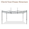 SCOCANOPY Commercial 10x15 Canopy Replacement Canopy Top,Canopy Cover ONLY,Bonus 4