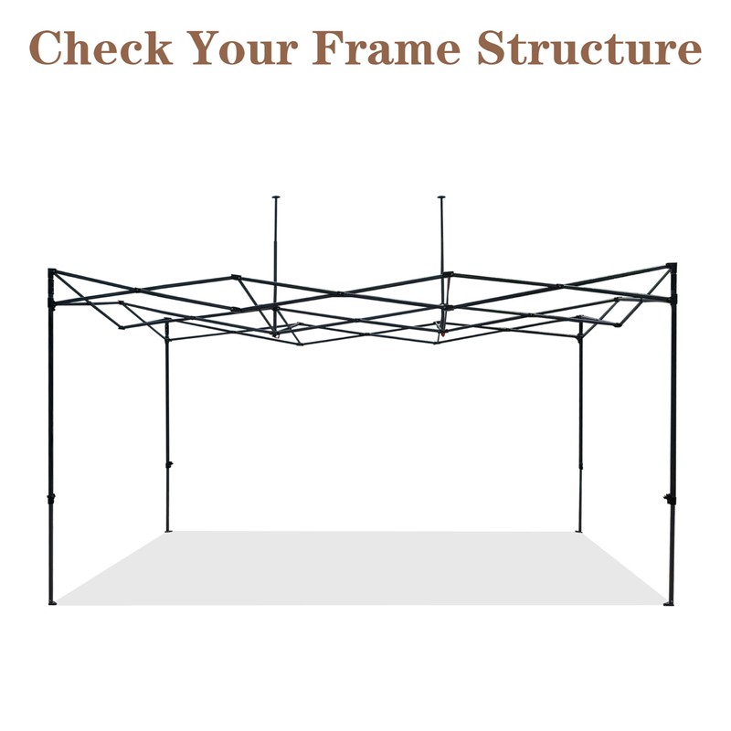 SCOCANOPY Commercial 10x15 Canopy Replacement Canopy Top,Canopy Cover ONLY,Bonus 4